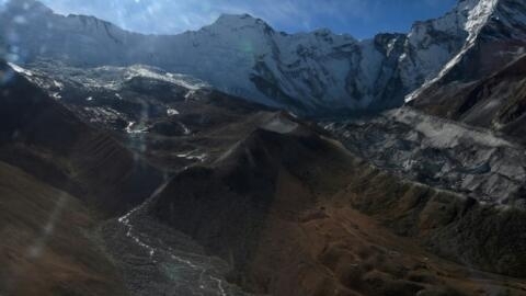 尼泊尔侧喜马拉雅山，2019年。
