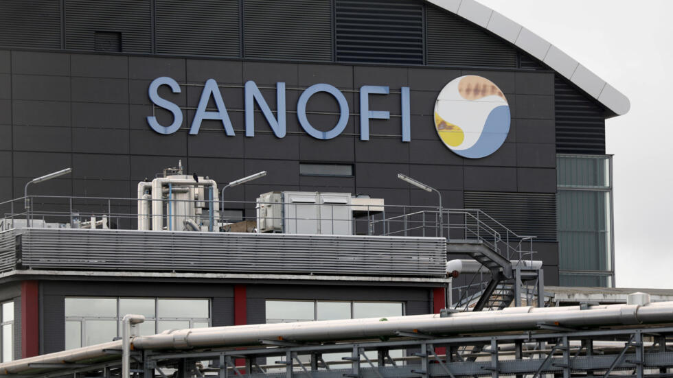 Sanofi's research and production centre in Vitry-sur-Seine, outside of Paris. The pharmaceutical company has posted positive results for the first quarter of 2020, du partially to increased drug sales during the coronavirus epidemic.