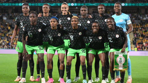 Tawagar ƙwallon ƙafa ta mata ta Najeriya Super Falcons.