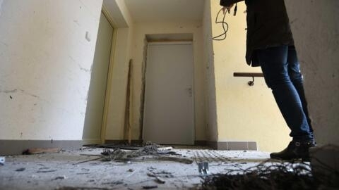 The flat in Clapiers, near Montpellier, after the raid on 10 February