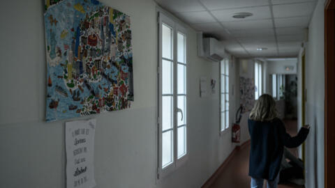 A young resident at the Jean Bru shelter in Agen, south-western France, which offers specific care for young girls who have suffered of domestic and sexual violence, on 10 December 2020.