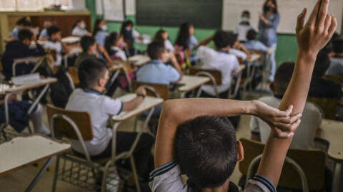 Foto ilustrativa de un aula en Latinoamérica