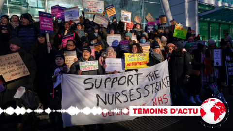 伦敦的护士罢工，2023年1月18日
