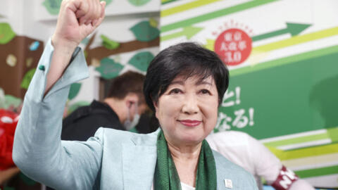 A prefeita de Tóquio, Yuriko Koike, foi reeleita para o cargo neste domingo