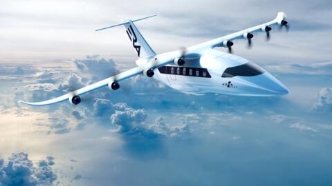 El futuro avión 'Era' del constructor aeronáutico francés Aura Aero funcionará con motores híbridos.