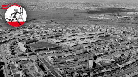 1956年墨尔本奥运村俯瞰图。