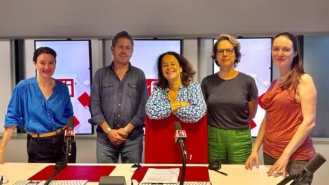 Cristina Teacă, Igor Strauss, Anne-Cécile Bras, Marie Bellan des Echos et Pauline Gleize.