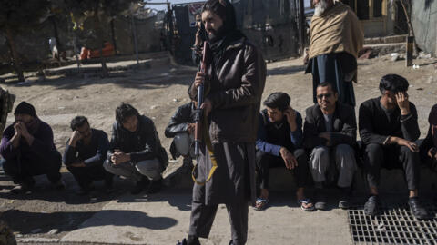 یکی از نیروهای امنیتی طالبان در نزدیکی کابل