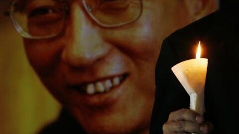 中国异见人士，诺贝尔和平奖得主刘晓波