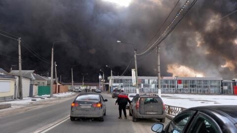 Yankin Kharkiv da dakarun Rasha suka kaiwa hari