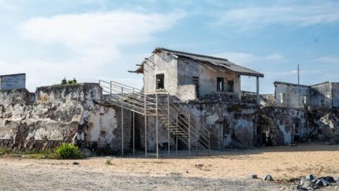 Remains of Fort Fredensborg in Old Ningo, Ghana.