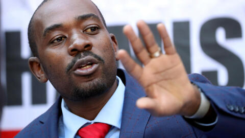 Zimbabwe's opposition leader Nelson Chamisa.