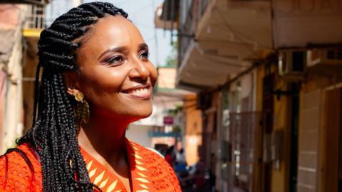 La chanteuse bissau-guinéenne Eneida Marta.