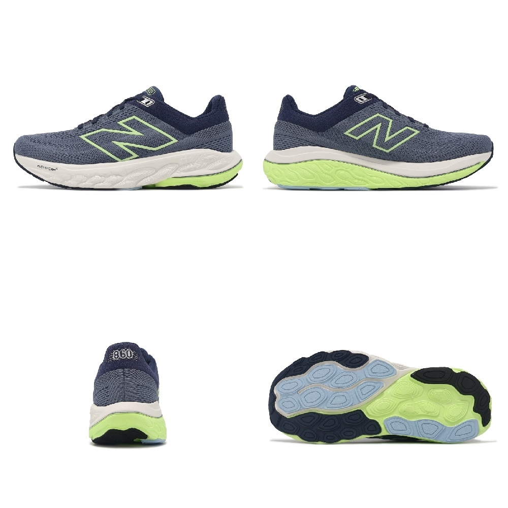 New Balance 慢跑鞋 Fresh Foam X 860 V14 男鞋 女鞋 緩衝 運動鞋 NB 單一價 M860K14-4E (B.藍綠寬楦男鞋M860T142E)