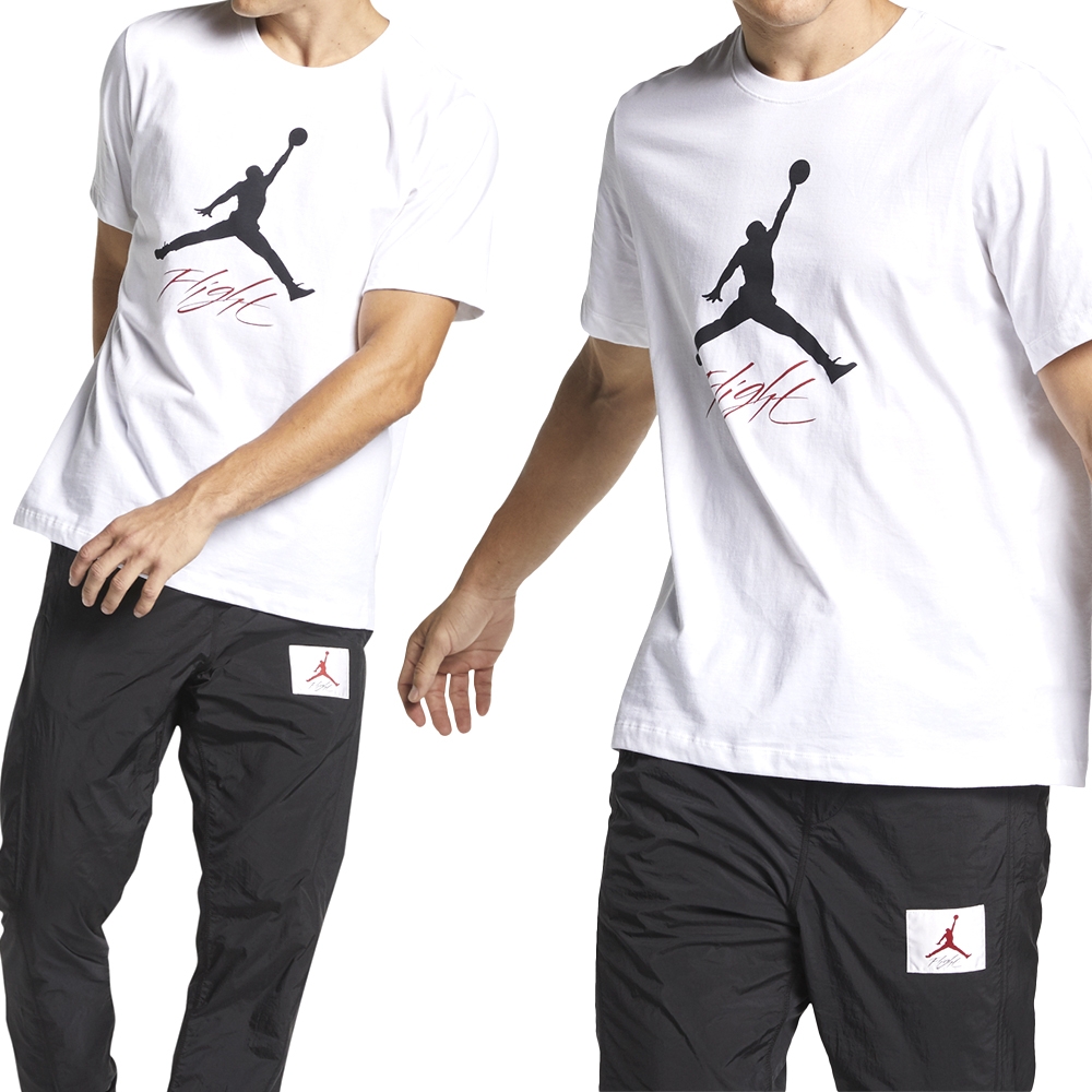 Nike Jumpman Flight HBR Tee 男款 白色 上衣 運動 AJ 喬丹 短袖 AO0665-100