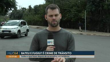 Bater e fugir é crime de trânsito - Saiba o que fazer depois de se envolver em acidente