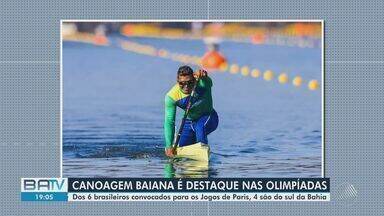 Canoagem baiana é destaque nas olimpíadas - Dos 6 brasileiros convocados para os Jogos de Paris, 4 são do sul da Bahia.