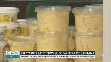 Preço dos latcínios sobe em Feira de Santana - Escassez do leite, manteiga e queijo é o principal motivo da alta de preços.