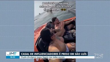 Casal de influenciadores é preso por divulgação de jogos de azar no MA - Isabella Guimarães e Patrick Lisboa também são investigados pelos crimes de lavagem de dinheiro, associação criminosa, além de propaganda enganosa e abusiva.