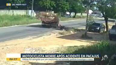 Motociclista morre após acidente em Pacajus - Confira mais notícias em g1.globo.com/ce