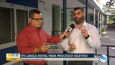 IFS lança edital para processo seletivo - IFS lança edital para processo seletivo.