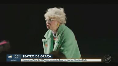 Peça fala sobre Alzheimer de forma lúdica e poética em Ribeirão Preto - ‘Voz de Vó’ será apresentado no Teatro Sesi, nesta quinta-feira (11).