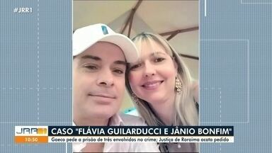 GAECO pede prisão de três envolvidos em assassinato de agricultores - A justiça acatou o pedido. Dois dos envolvidos continuam foragidos. Flávia Guillarducci e Jânio Bonfim foram mortos em abril deste ano.