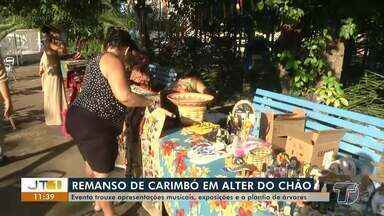 Remanso de Carimbó é realizado em Alter do Chão - Evento trouxe apresentações musicais, exposições e plantio de árvores.