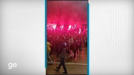 Sem calendário nacional, torcida do Paraná Clube abraça time de Futsal