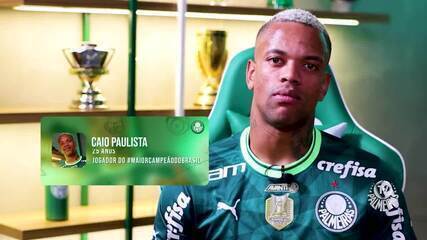 Palmeiras brinca com BBB para anunciar Caio Paulista: "Espero conquistar muitos títulos"