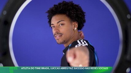 Atleta do time Brasil, Luccas Abreu faz sucesso nas redes sociais