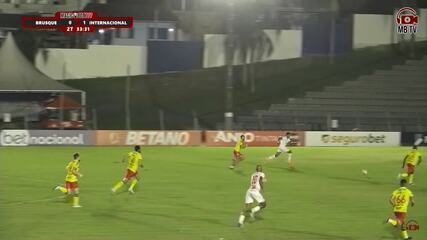 Gol de Wesley, pelo Inter de Lages, contra o Brusque, pela 7ª rodada do Catarinense