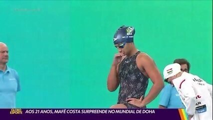 Aos 21 anos, Mafê Costa surpreende no Mundial de Doha