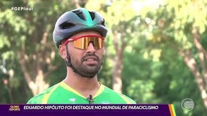 Eduardo Hipólito se destaca no mundial de paraciclismo