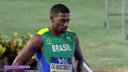 Veja a participação do Brasil na repescagem do 4x100m masculino