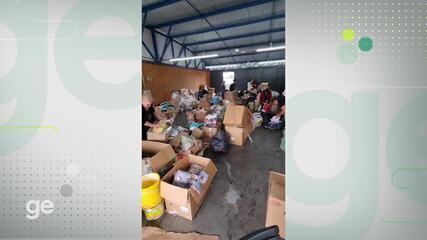 Velopark recebe doações e famílias desabrigadas pelas enchentes no Rio Grande do Sul