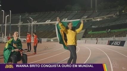 Wanna Brito conquista medalha de ouro no Mundial de Atletismo Paralímpico no Japão