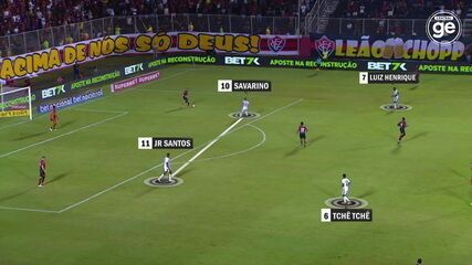 Análise tática do ge: Botafogo adianta a marcação e surpreende o Vitória