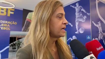 Leila, do Palmeiras, fala sobre mudanças no Brasileiro e caso de negociação com SAF Vasco
