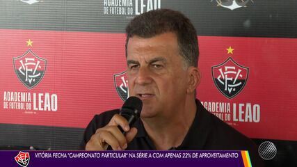 Vitória fecha "campeonato particular" na Série A com apenas 22% de aproveitamento