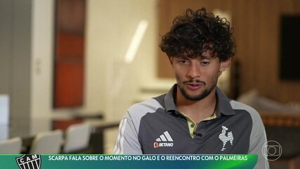 Scarpa fala sobre o momento no Galo e reencontro com o Palmeiras