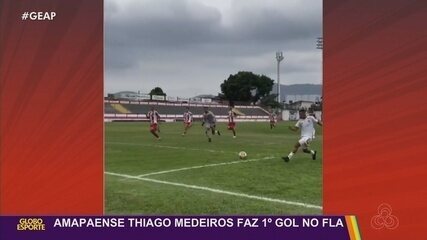 Amapaense Thiago Medeiros marca o 1º gol com a camisa do Flamengo