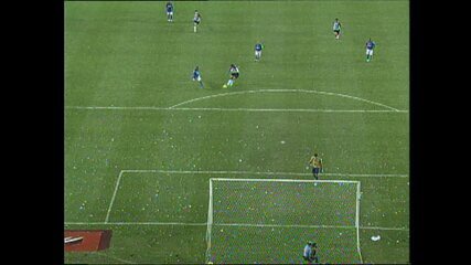 Relembre o gol de costas tomado por Fábio, de Vanderlei, em 2007, entre Galo e Cruzeiro