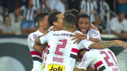 Melhores momentos de Botafogo 3 x 4 São Paulo pela 17ª rodada do Brasileirão