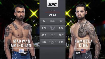 UFC Rozenstruik x Sakai - Makwan Amirkhani x Kamuela Kirk