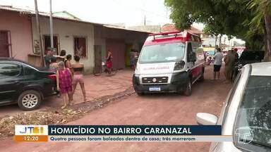 Homens encapuzados invadem residência e matam 3 pessoas em Santarém - Crime aconteceu no bairro caranazal.