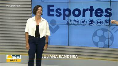 Juliana Bandeira fala de esportes no JPB1 desta sexta-feira (07.05.2024) - Fique bem informado, torcedor paraibano!