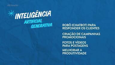 Ferramentas de inteligência artificial podem facilitar a rotina de empreendedores - A tecnologia disponibiliza ferramentas que possibilitam a criação de um robô para responder os clientes, sugerir campanhas promocionais, criar fotos e vídeos para as redes sociais, entre outros.