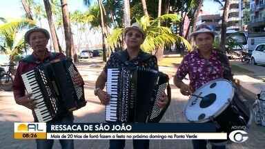 Mais de 20 trios de forró se apresentam na orla da Ponta Verde neste domingo - Evento é realizado pela Associação dos Forrozeiros de Alagoas.