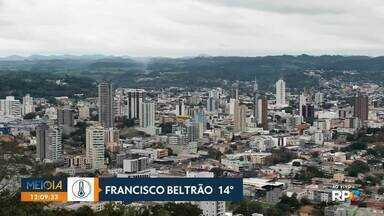 Oeste do Paraná pode ter chuva nesta quarta-feira (09); veja previsão - Confira a previsão do tempo para a região.